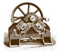 Historical angle iron shearing machine